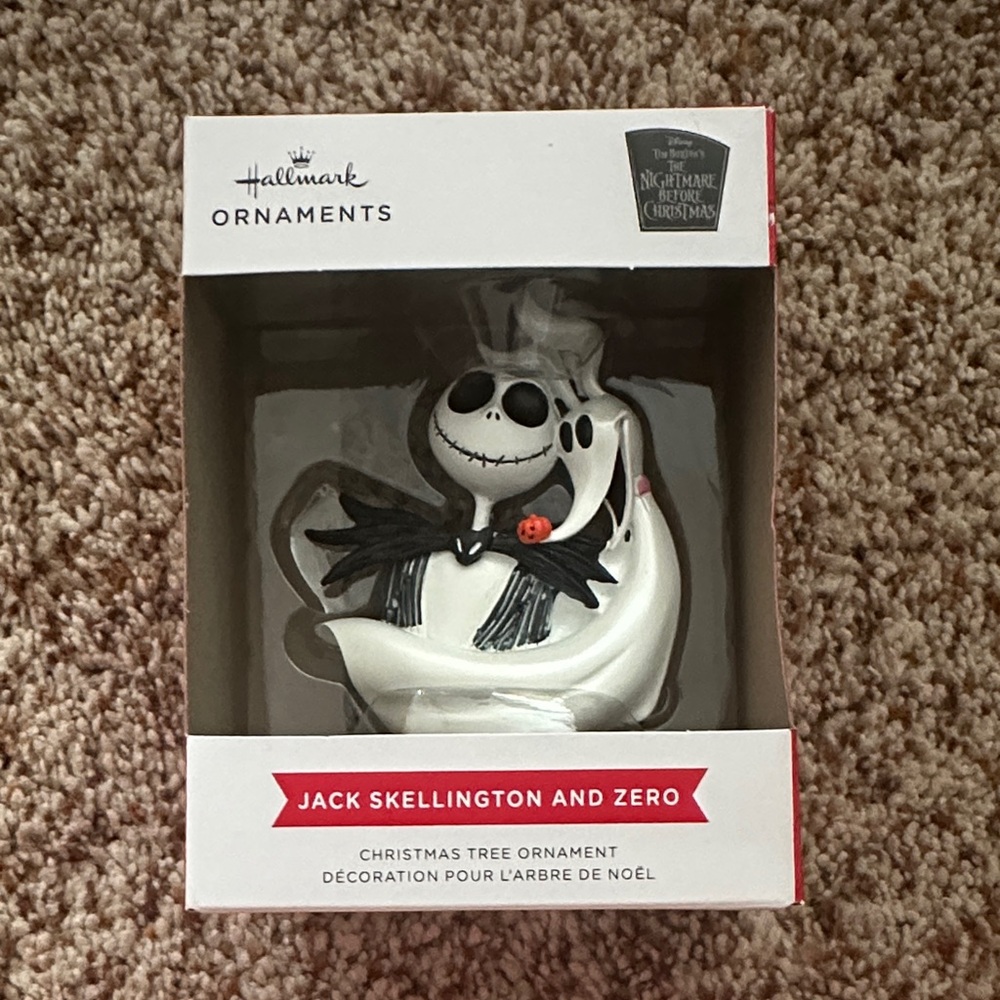 Hallmark Jack Skellington and Zero Ornament